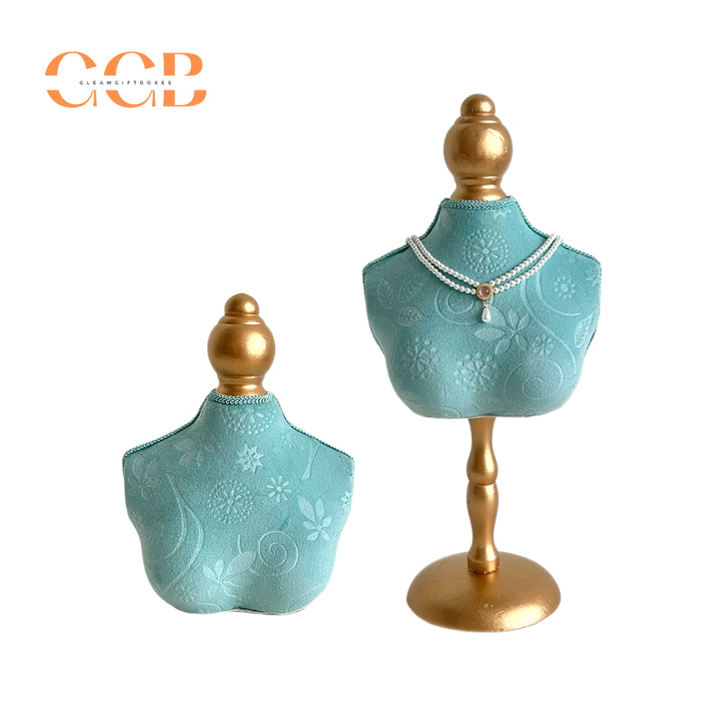 Retro Necklace Display Stand for Jewelry Mannequin Holder