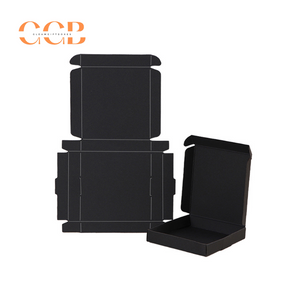 50pcs kraft paper black shipping style jewelry packaging box white necklace earring paper box bulk wholesale gift display storage