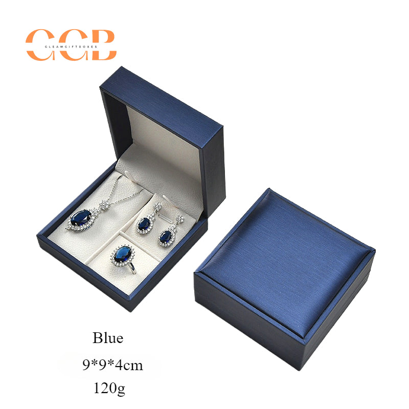 Set Jewelry PU leather jewelry box