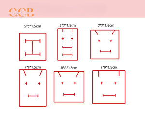10pcs Ultra-Thin Wholesale Jewelry Gift Boxes, Multi-Color Packaging for Necklace, Earrings, Ring and Bracelet