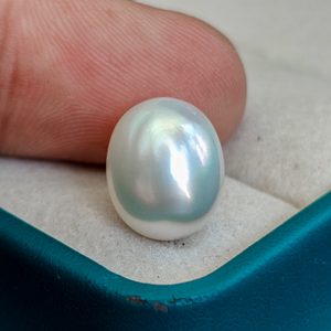 5A 10-14mm Australian White South Sea Drop Pearl, Silky Texture Strong Luster Teardrop Natural Pearl Bead for Pendant Earring Wholesale