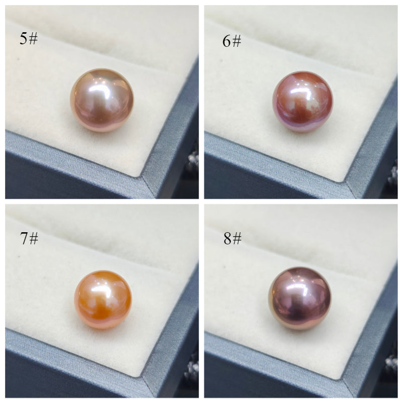 4A One Piece Natural Edison Freshwater Purple Pearls