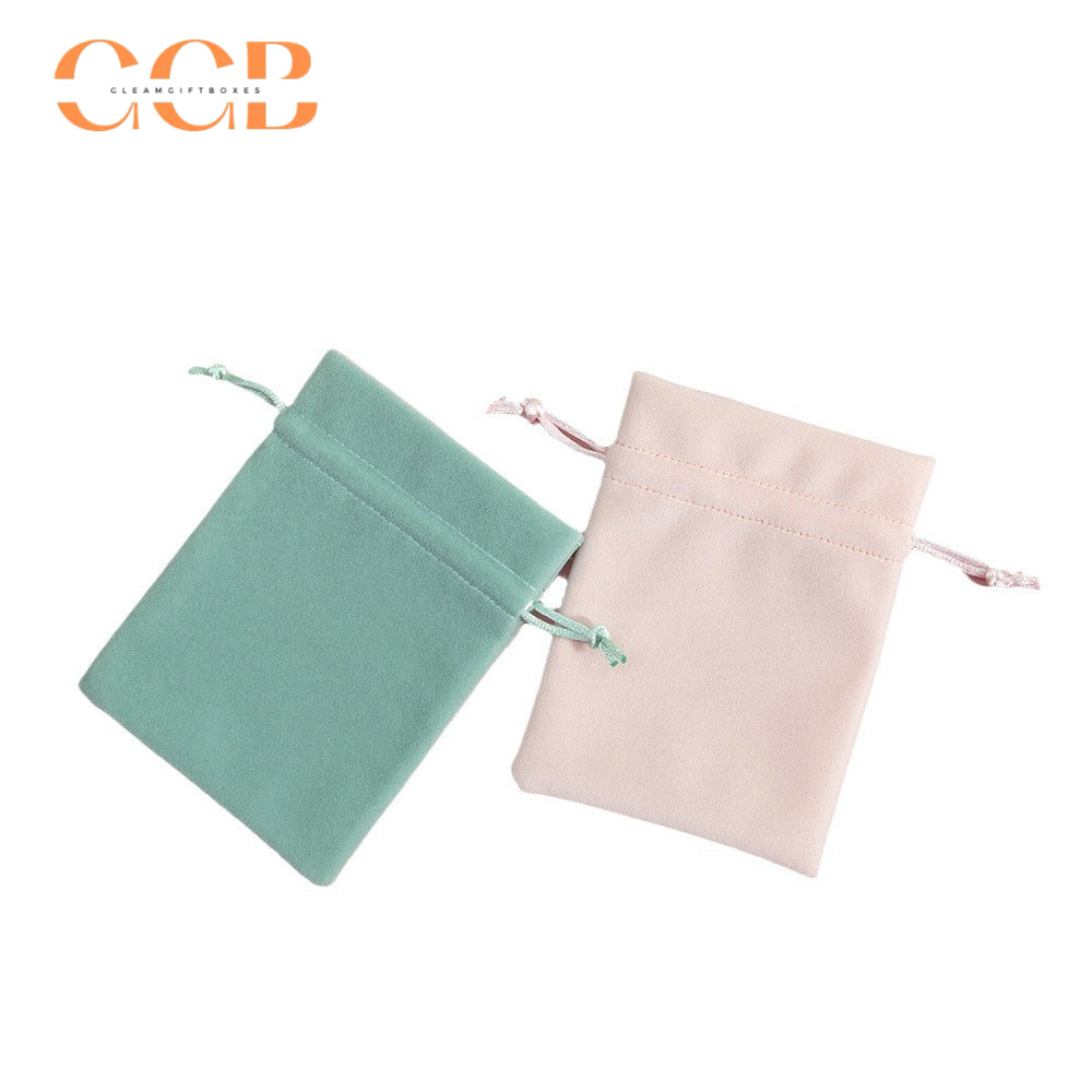 20pcs velvet jewelry pouch set, soft drawstring bags for rings earrings bracelets necklaces, luxury velvet jewelry packaging bags