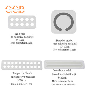 Acrylic pearl display board for loose bead arrangement