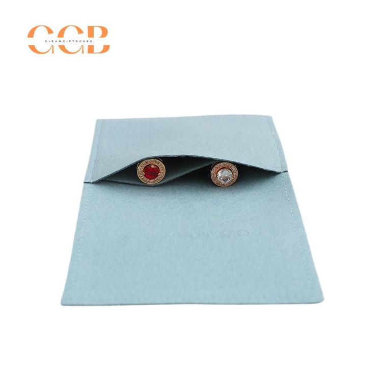 10pcs purple Microfiber Jewelry Pouches