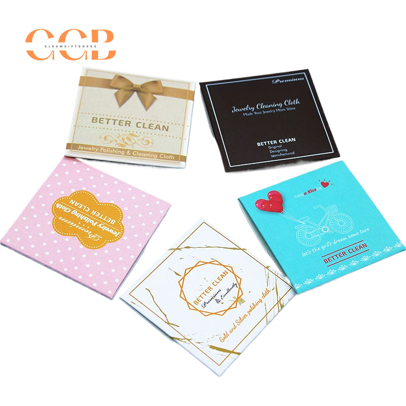 5x5cm small silver polishing cloth for jewelry cleaning