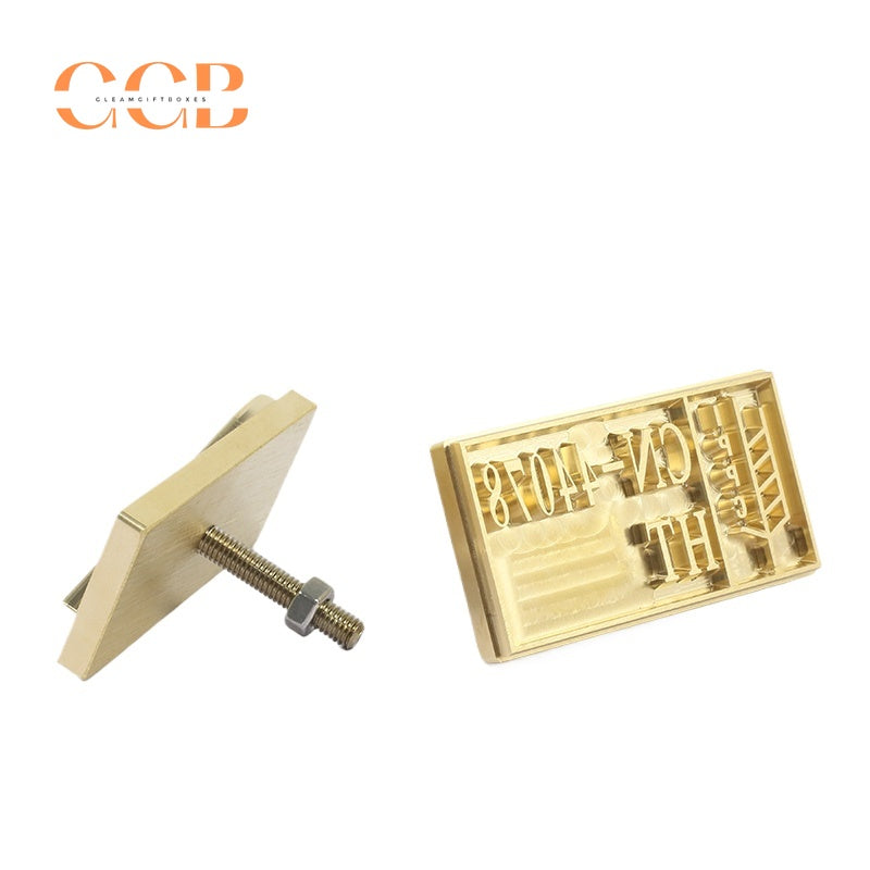 Custom copper logo hot stamping mold for embossing