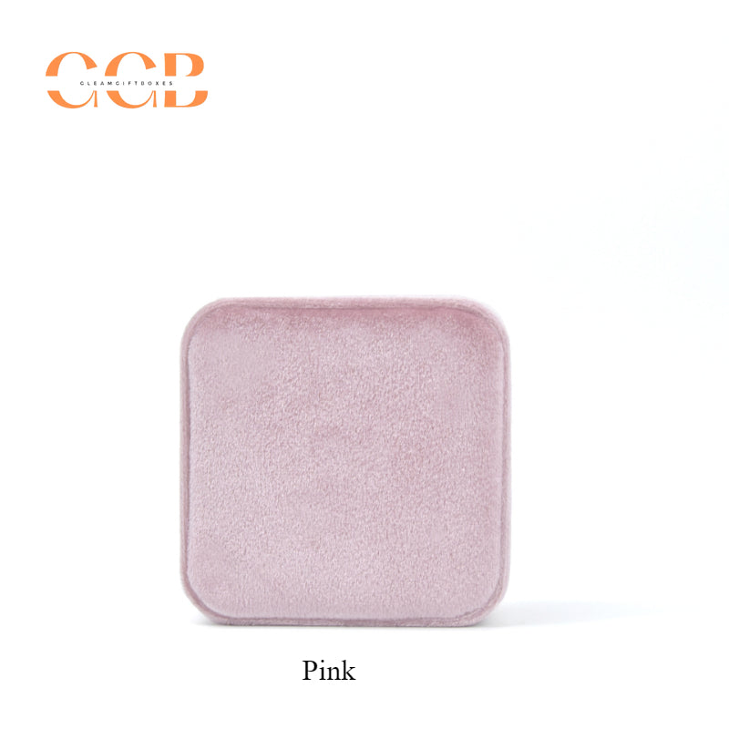 Velvet ring and earring storage box