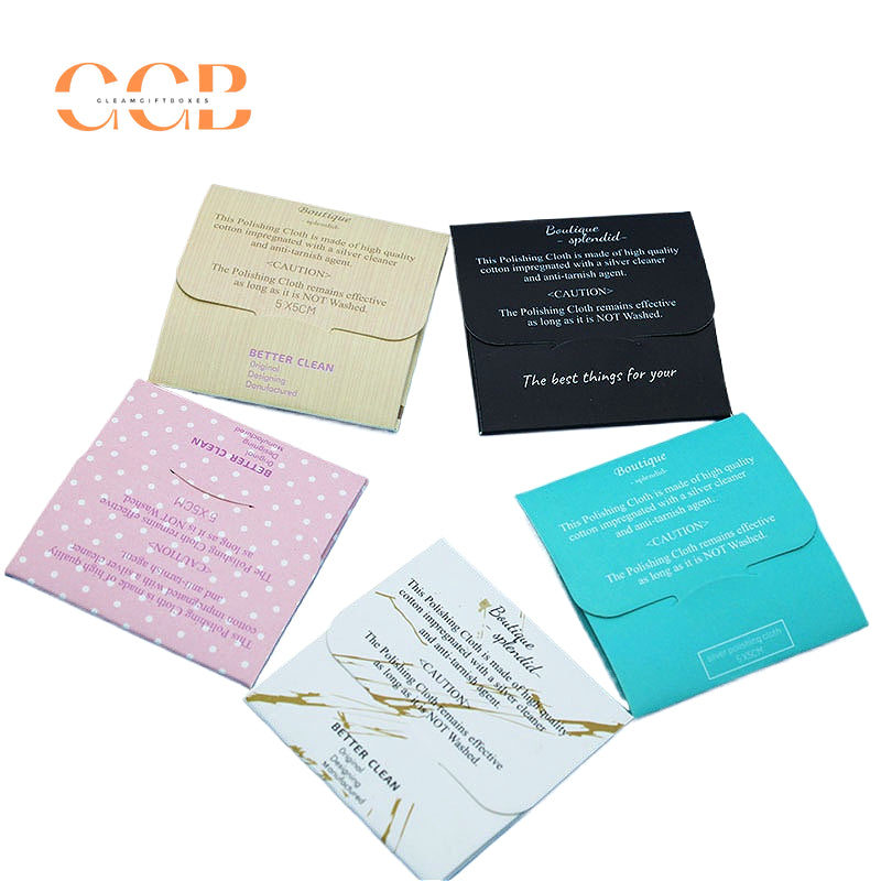 5x5cm small silver polishing cloth for jewelry cleaning