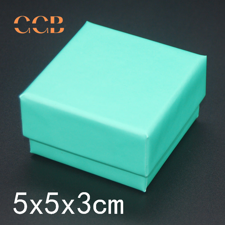 10pc Small Matte Jewelry Box 5×5×3 cm (1.9"x1.9"x1.1") | Custom Logo Ring Earring Packaging | Frosted Paper Cardboard