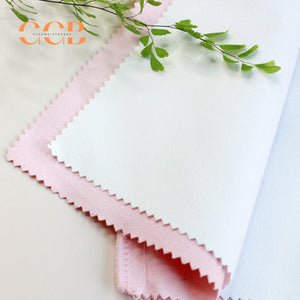 25x15cm large silver polishing cloth multi layer suede jewelry cleaning cloth with stitched edges, custom logo silver cloth for gold silver care