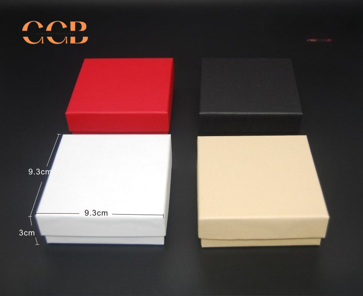 10pcs Multi-Size, Multi-Color Kraft Paper Jewelry Boxes Rosary Boxes  Bracelet Boxes Pendant Boxes