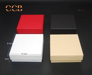10pcs Multi-Size, Multi-Color Kraft Paper Jewelry Boxes Rosary Boxes  Bracelet Boxes Pendant Boxes