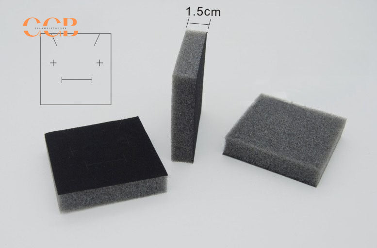 10pc Square Matte Jewelry Box 7.5×7.5×3.5 cm (2.9"x2.9"x1.3") | Custom Logo Necklace Bracelet Packaging