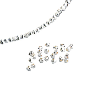 10pcs S925 Silver Small Triangle Spacer Beads