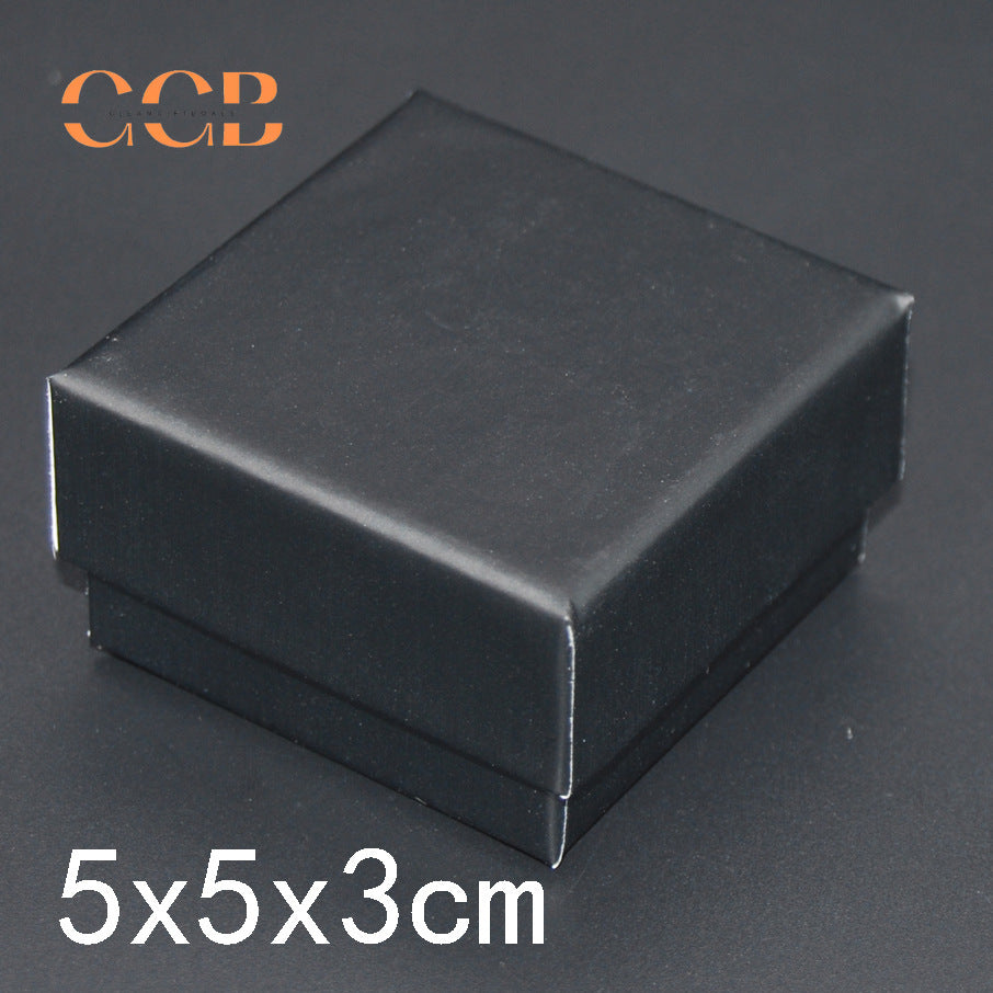 10pc Small Matte Jewelry Box 5×5×3 cm (1.9"x1.9"x1.1") | Custom Logo Ring Earring Packaging | Frosted Paper Cardboard