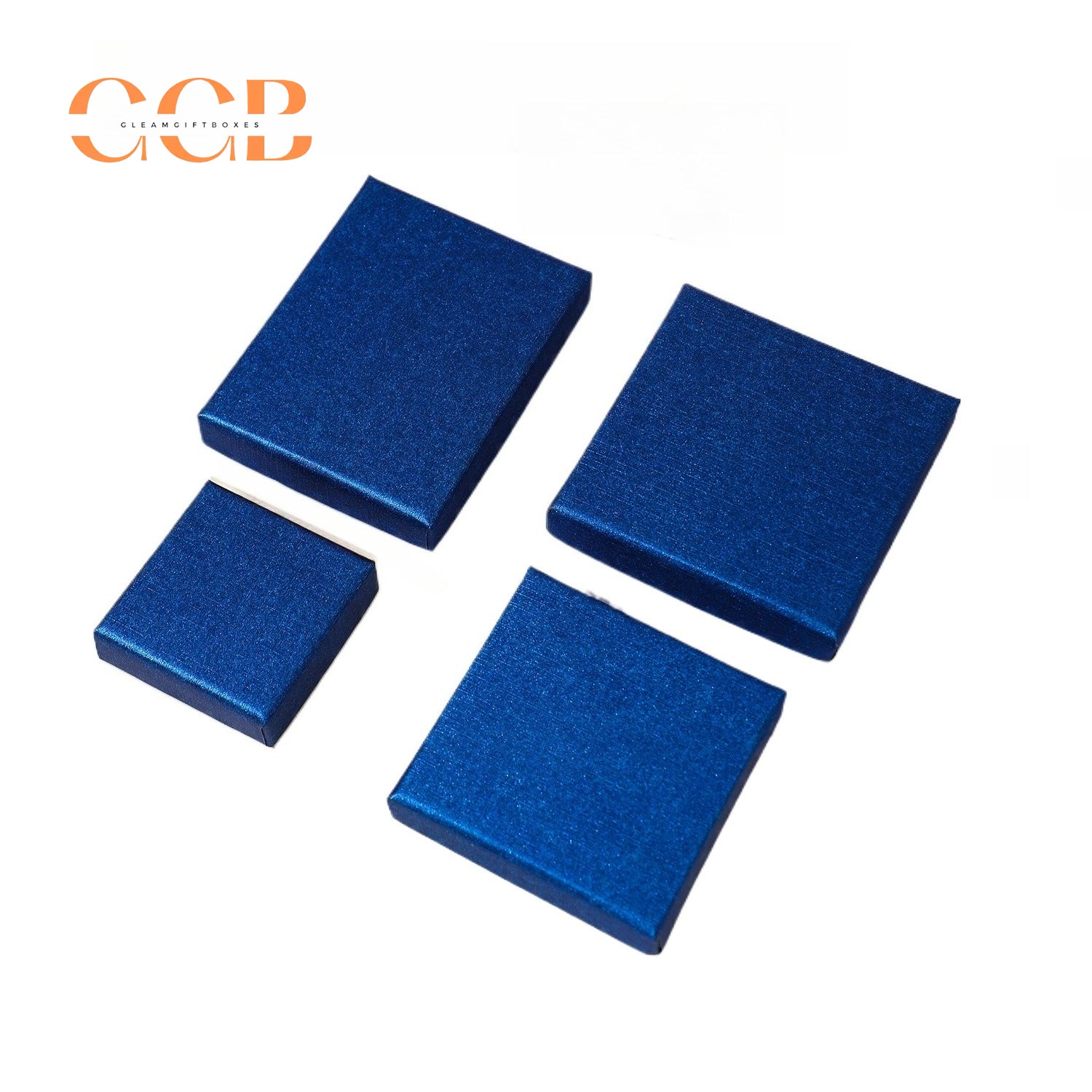 10pcs Blue Ultra-Thin Wholesale Jewelry Gift Boxes, Multi-Color Packaging for Necklace, Earrings, Ring and Bracelet