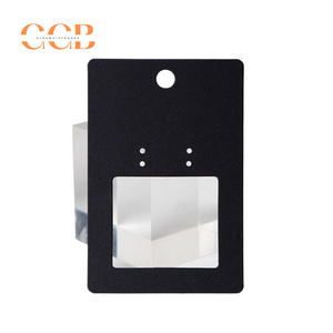50pcs 6x9cm hollow design earring display cards with hanging hole double stud dangle set jewelry packaging card for retail and wholesale