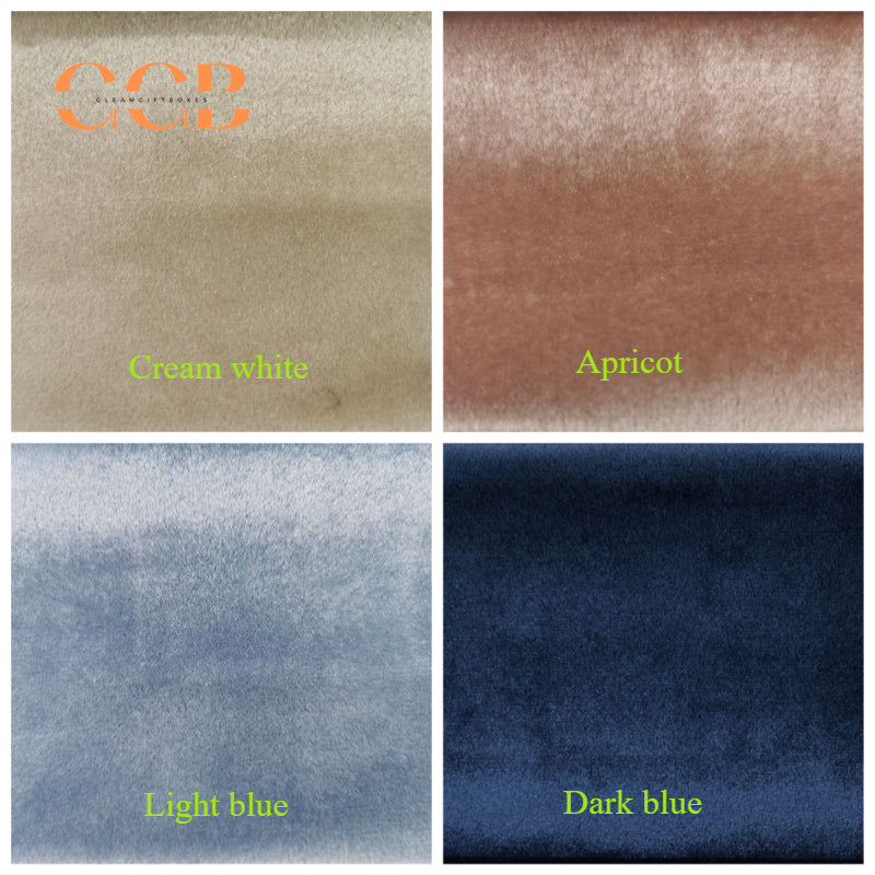 Luxury Velvet Ring Box - Wedding Jewelry Display w/ Custom Logo