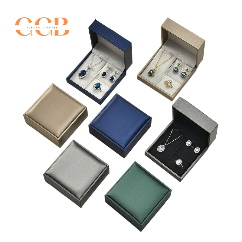 Set Jewelry PU leather jewelry box