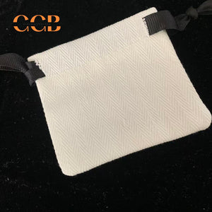 20pc Custom Logo Twill Cotton Drawstring Pouch Bulk Set, Personalized Jewelry Packaging Bag, Small Gift Bag, Retail Wholesale Supply