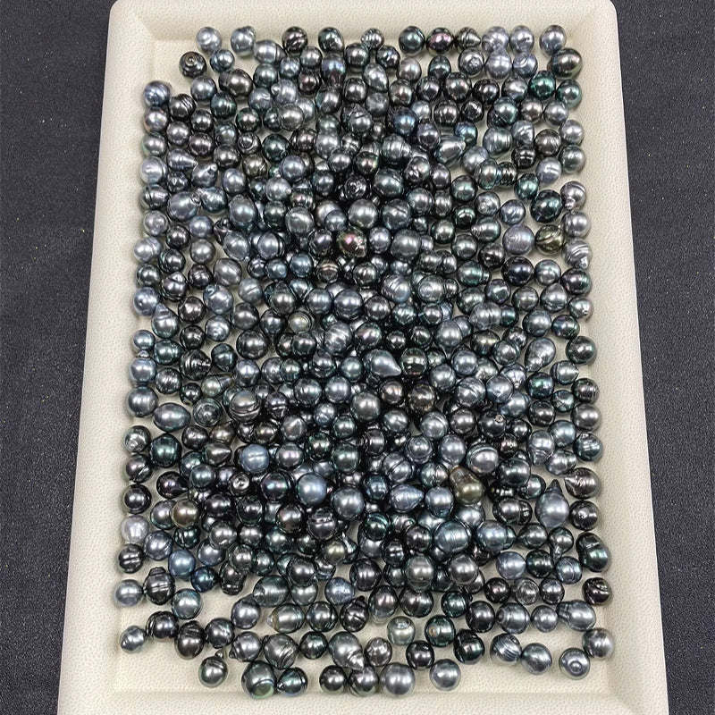 3A Tahitian Baroque Peacock Blue Green Pearl Undrilled