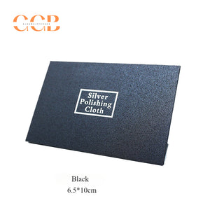 200 pcs 6.5x10cm pearl paper silver polishing cloth for jewelry cleaning