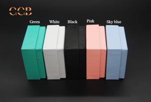 10pc Square Matte Jewelry Box 7.5×7.5×3.5 cm (2.9"x2.9"x1.3") | Custom Logo Necklace Bracelet Packaging