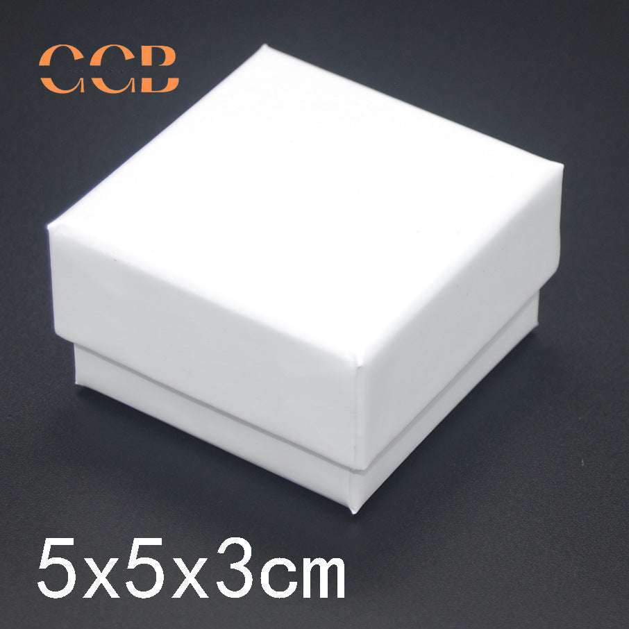 10pc Small Matte Jewelry Box 5×5×3 cm (1.9"x1.9"x1.1") | Custom Logo Ring Earring Packaging | Frosted Paper Cardboard