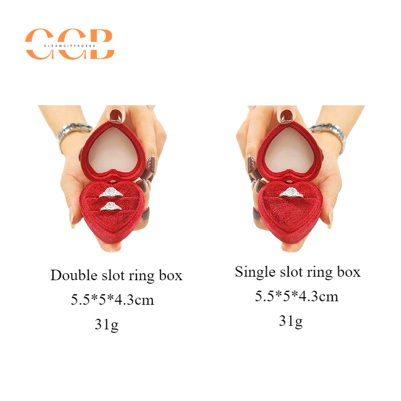 Luxury Velvet Ring Box - Custom Jewelry Gift w/ Logo