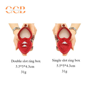 Luxury Velvet Ring Box - Custom Jewelry Gift w/ Logo