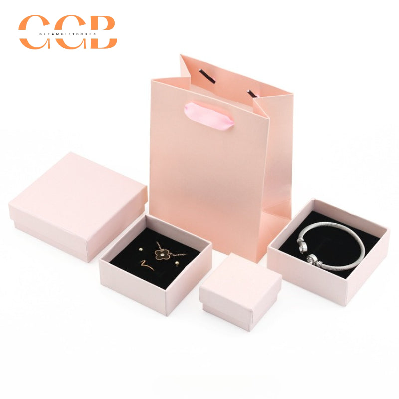 10pcs jewelry gift box and bag set, multi color packaging for rings earrings bracelets, customizable jewelry boxes without logo