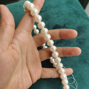 5A 9.5-10mm High Luster Round Freshwater Pearls