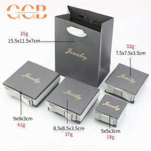 10pcs pink blue green gray jewelry box set, luxury jewelry gift packaging for rings earrings bracelets, multi color jewelry boxes