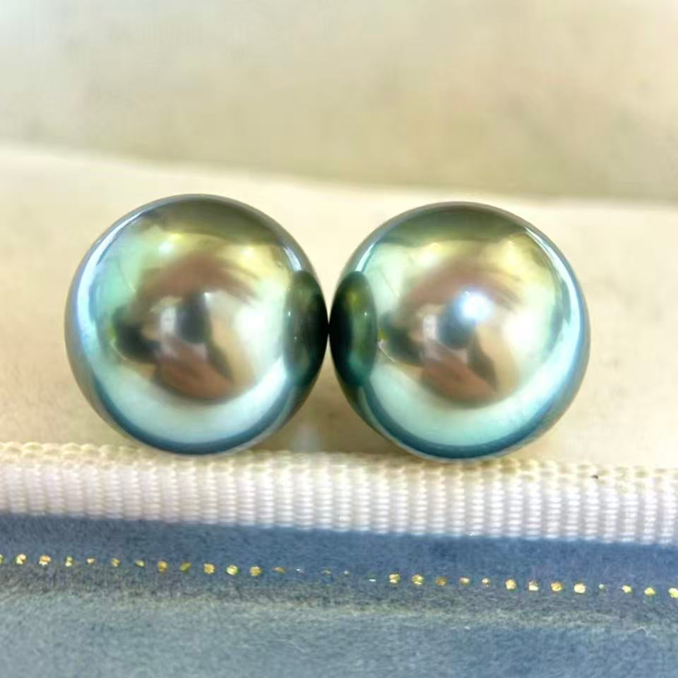 4A Tahitian Pearl Matched Pair