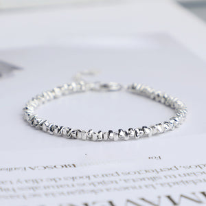 10pcs S925 Silver Triangle Spacer Beads