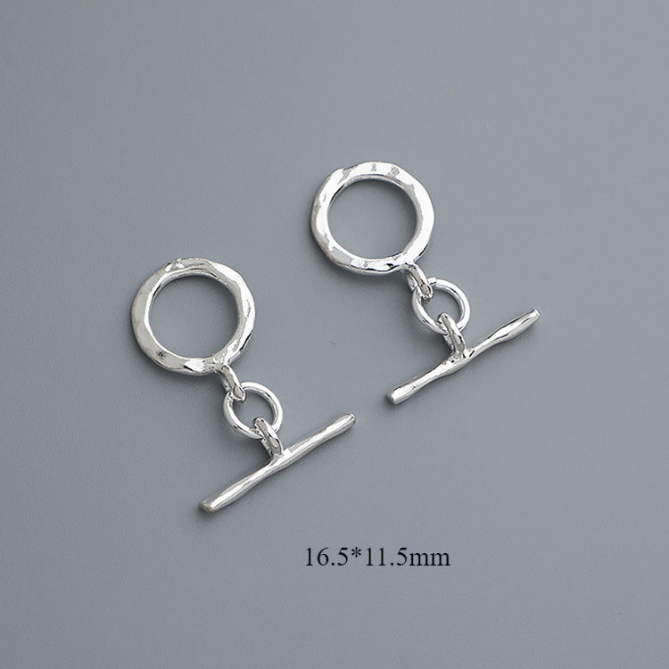 10pcs S925 Sterling Silver OT Clasp for DIY Bracelet & Necklace Making