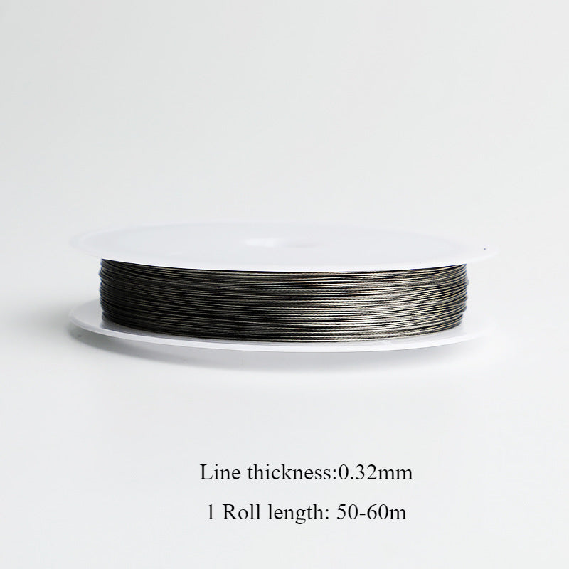 DIY Beading Steel Wire Threading Needle 0.32mm, 50 meters