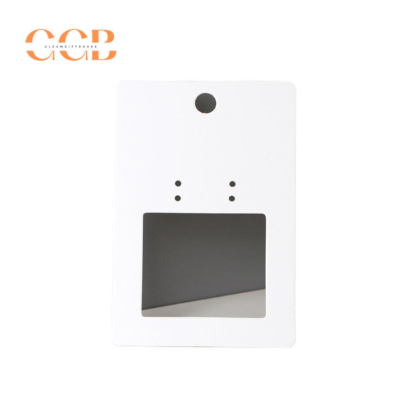 50pcs 6x9cm hollow design earring display cards with hanging hole double stud dangle set jewelry packaging card for retail and wholesale