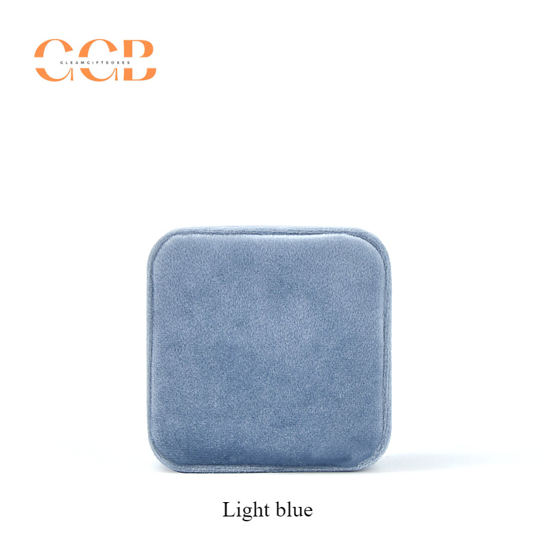 Velvet ring and earring storage box