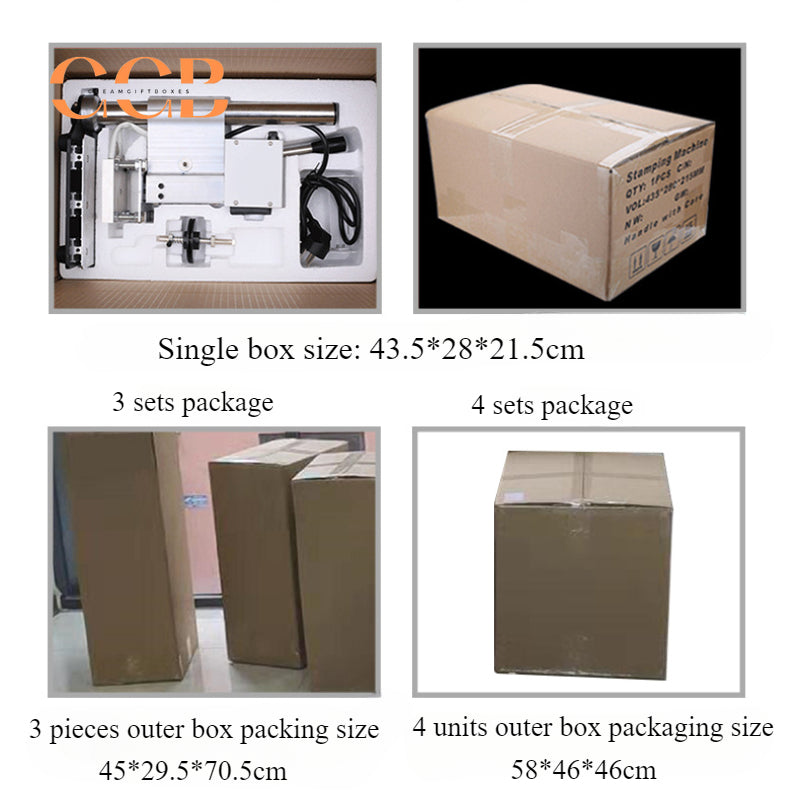Desktop manual hot stamping machine