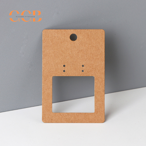 50pcs 6x9cm hollow design earring display cards with hanging hole double stud dangle set jewelry packaging card for retail and wholesale