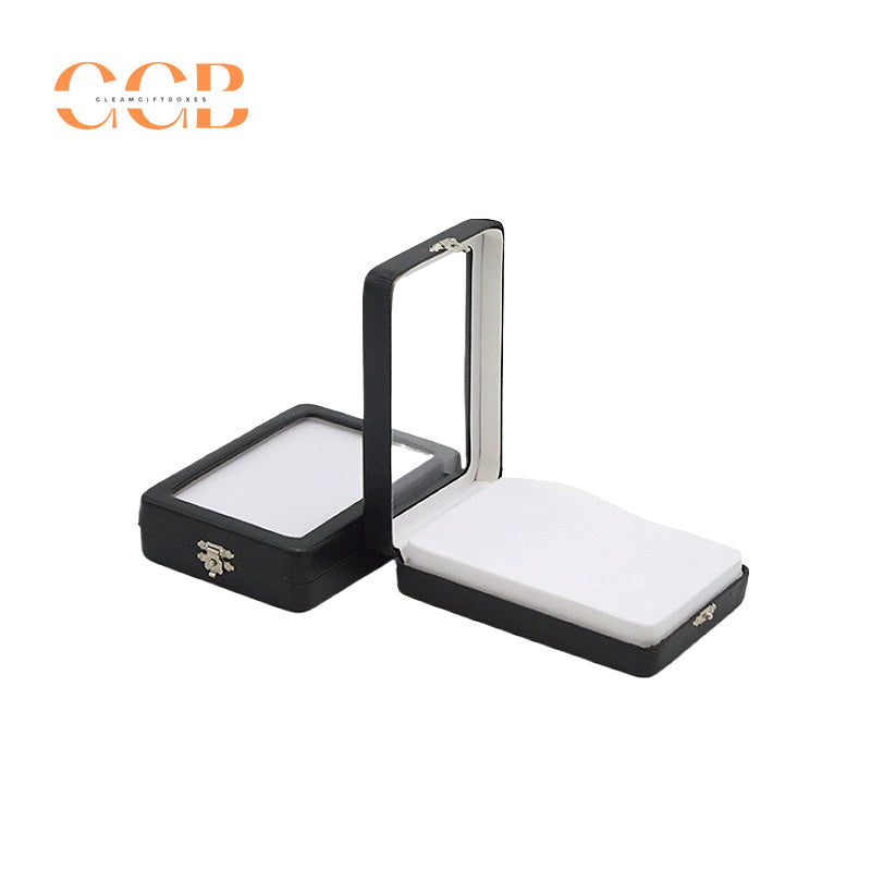 10 pcs Luxury PU jewelry metal box