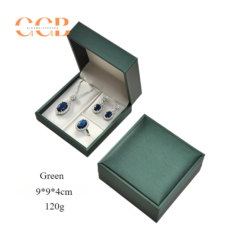 Set Jewelry PU leather jewelry box