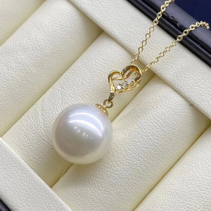 5A 8-14mm Australian South Sea White Pearl, Natural Round Undrilled Loose Pearl for Custom Ring Pendant Earrings, High Luster No Blemish