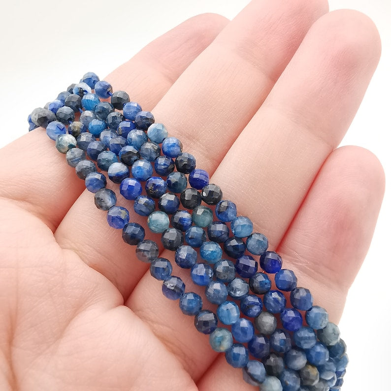 AA+ 3mm Kyanite beads