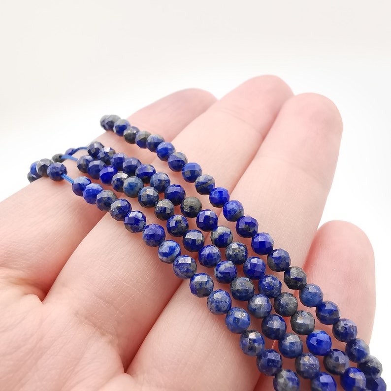 AA+ 4mm Lapis lazuli beads