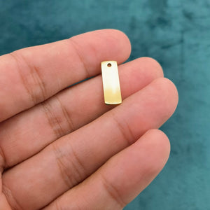 18x6mm Engravable Rectangle Tag