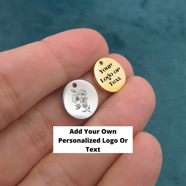 Personalized Engraved Round Disc Tag