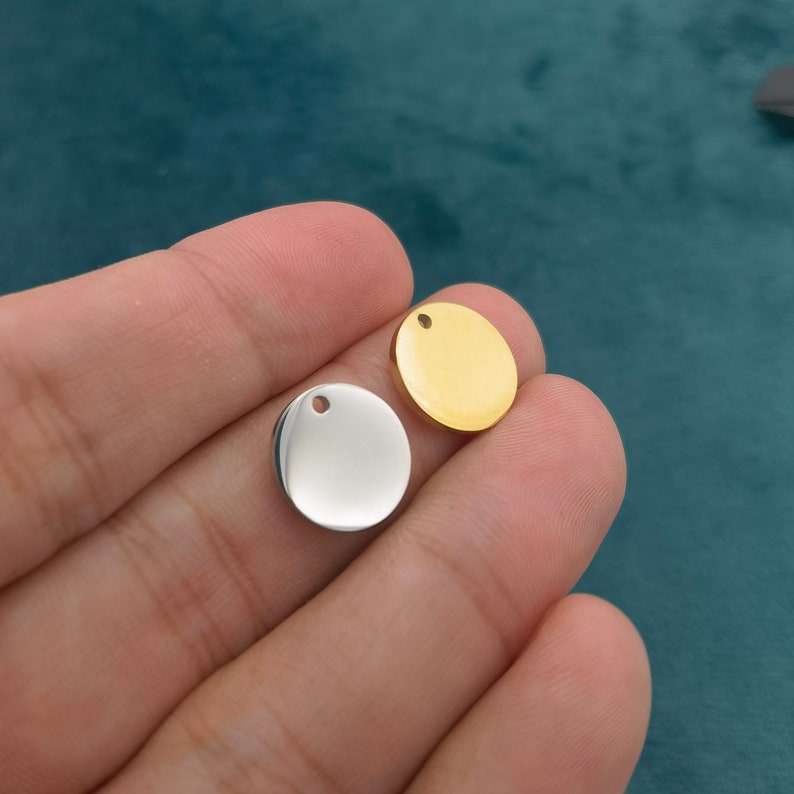 Personalized Engraved Round Disc Tag